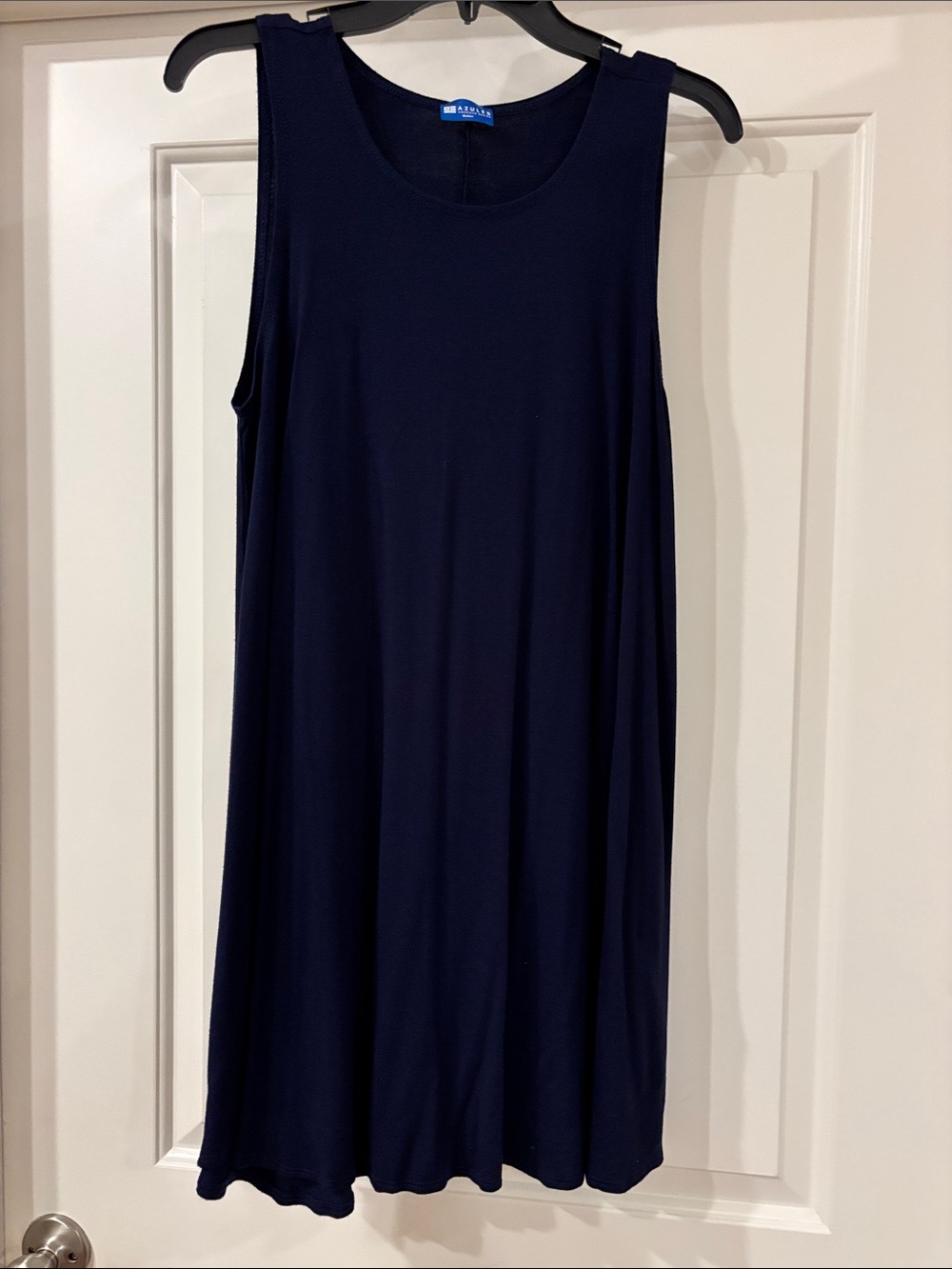 New w/o Tags - Azules Navy Blue Sleeveless Tunic Top  M